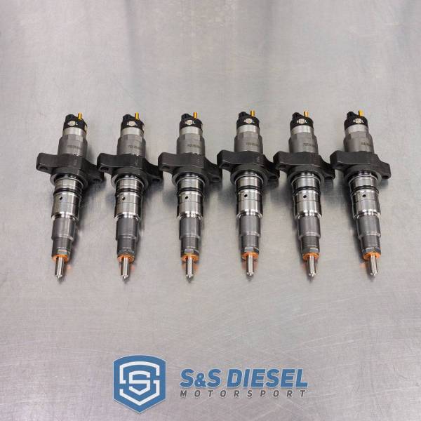 S&S Diesel Late 5.9L Cummins Injectors 2006 -2007 Set of 6 TorqueMaster